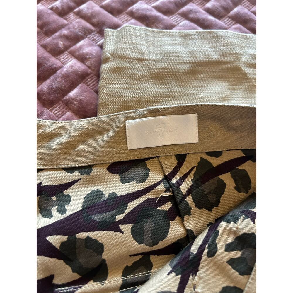 Seven 7 For All Mankind Khaki Trousers Women’s Sz 32 Wide Leg Baggy‎ Chino Pants - Picture 5 of 12